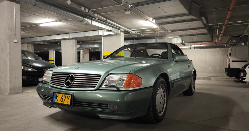 Mercedes-Benz SL cena 145000 przebieg: 99992, rok produkcji 1992 z Kraków małe 704